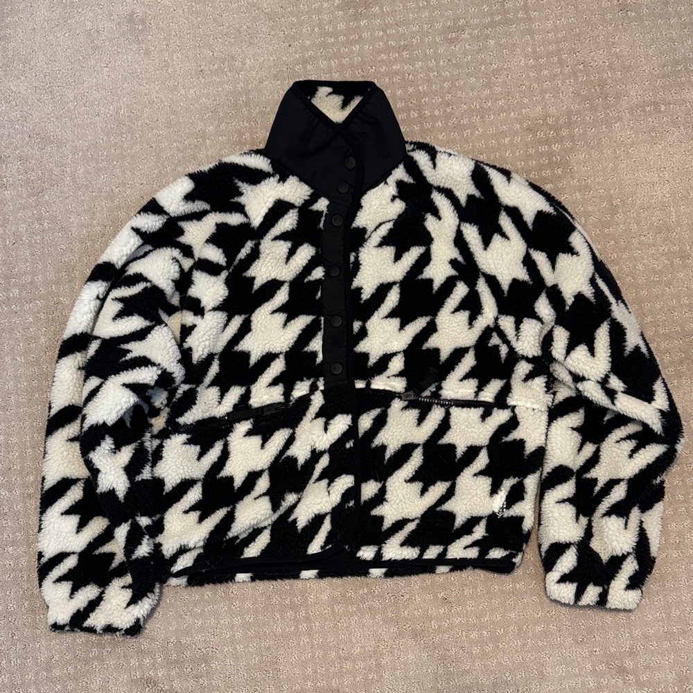 FP Movement Hit The Slopes Houndstooth Jacket - Size XS